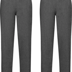 Beste recensies van 🛒 2-Pack - Fruit Of The Loom Joggingbroek - (met Rechte Pijp) - Donker Grijs - Maat M 🎉