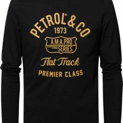 Uitgang ๐ฏ Petrol Industries - Heren Pro Series T-Shirt Lange Mouwen - Zwart - Maat XL ๐ฅ