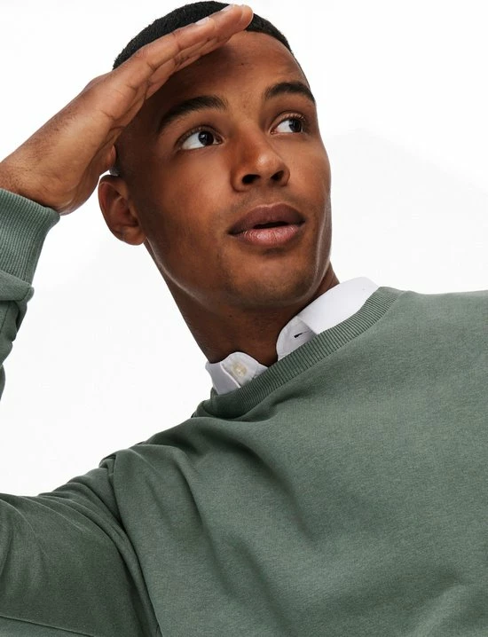 Gloednieuw 🛒 ONLY & SONS ONSCERES CREW NECK NOOS Heren Trui - Maat L 👍 5 Gloednieuw 🛒 ONLY & SONS ONSCERES CREW NECK NOOS Heren Trui - Maat L 👍 - Afbeelding 3