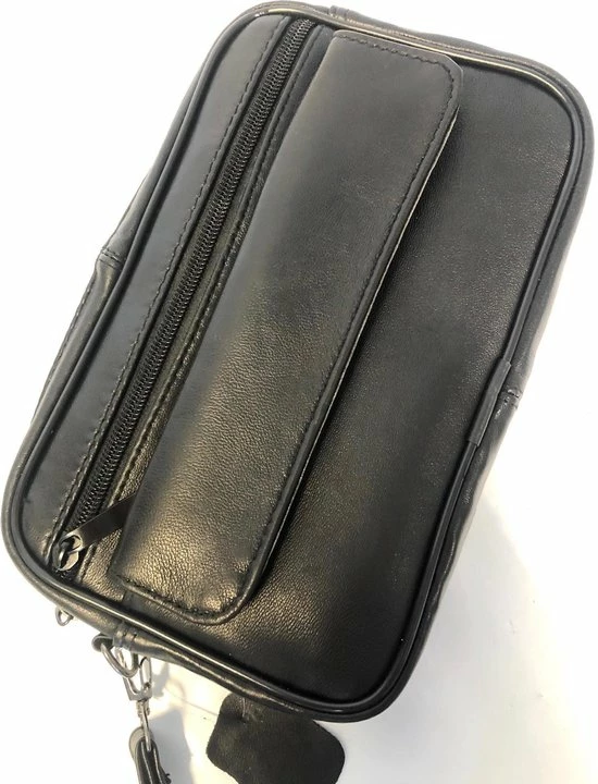 Groothandel π THL Design - Polstas Heren - Polstasje Heren Leer - Toilettas - 4 Vakken - Echt Leer Zwart π₯° 6 Groothandel π THL Design - Polstas Heren - Polstasje Heren Leer - Toilettas - 4 Vakken - Echt Leer Zwart π₯° - Afbeelding 4