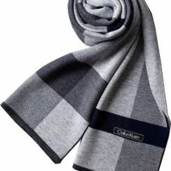 Groothandel 🛒 Lazy Cat Woolblend Sjaal Heren Geruite Sjaal Men's Shawl - Grey ✔️