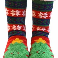 Coupon ๐ฅ JAXY - Huissokken Dames - Verwarmde Sokken - Anti Slip Sokken - Huissokken - Bedsokken - Warme Sokken - Kerstcadeau Voor Vrouwen - Thermosokken - Dikke Sokken - Fluffy Sokken - Kerstsokken Dames En Heren - Kerstboom ๐