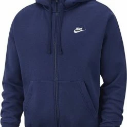 Beste Verkoop ⌛ Nike Sportswear Club Hoodie Fz Bb Heren Vest - Maat M 👍