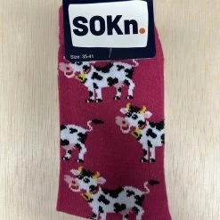 Top 10 🎁 Merkloos SOKn. Trendy Sokken *KOEIEN* Roze Maat 35-41 (ook Leuk Om Kado Te Geven !) 🥰