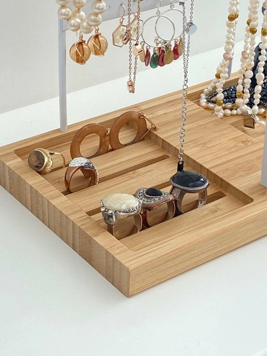 Aanbiedingen 🛒 Galeara Design Sieradenhouder Kettingen Ketting Opbergrek Sieraden - Sieradenrek Wit Halskettingen Armbanden Oorbellen Ringen Galeara Viva 🔥 6 Aanbiedingen 🛒 Galeara Design Sieradenhouder Kettingen Ketting Opbergrek Sieraden - Sieradenrek Wit Halskettingen Armbanden Oorbellen Ringen Galeara Viva 🔥 - Afbeelding 4