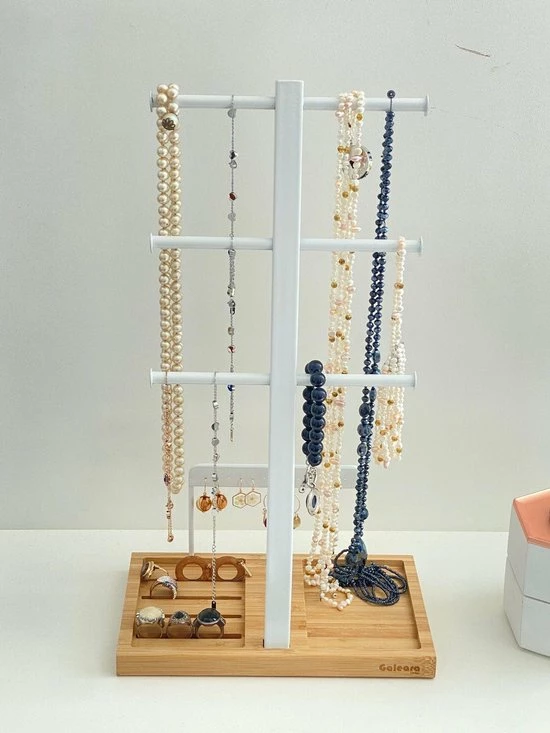 Aanbiedingen 🛒 Galeara Design Sieradenhouder Kettingen Ketting Opbergrek Sieraden - Sieradenrek Wit Halskettingen Armbanden Oorbellen Ringen Galeara Viva 🔥 7 Aanbiedingen 🛒 Galeara Design Sieradenhouder Kettingen Ketting Opbergrek Sieraden - Sieradenrek Wit Halskettingen Armbanden Oorbellen Ringen Galeara Viva 🔥 - Afbeelding 5