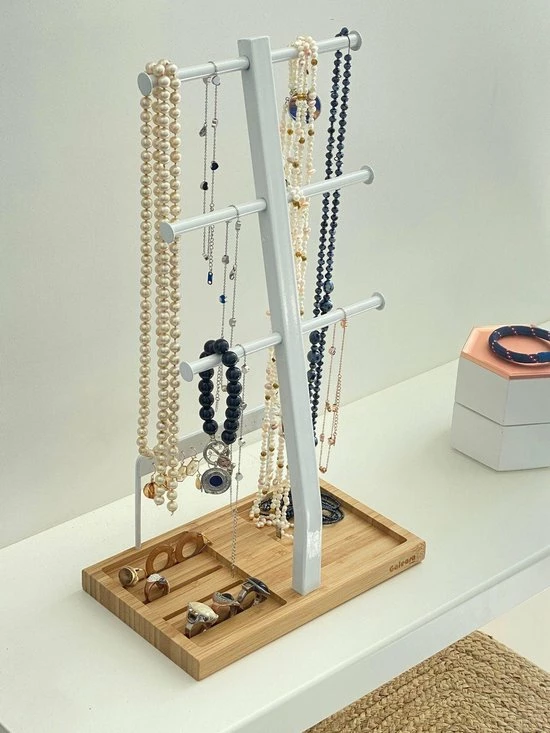 Aanbiedingen 🛒 Galeara Design Sieradenhouder Kettingen Ketting Opbergrek Sieraden - Sieradenrek Wit Halskettingen Armbanden Oorbellen Ringen Galeara Viva 🔥 9 Aanbiedingen 🛒 Galeara Design Sieradenhouder Kettingen Ketting Opbergrek Sieraden - Sieradenrek Wit Halskettingen Armbanden Oorbellen Ringen Galeara Viva 🔥 - Afbeelding 7