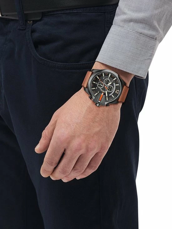 Korting 🥰 Diesel Mega Chief DZ4343 Herenhorloge 51 Mm - Grijs 👏 9 Korting 🥰 Diesel Mega Chief DZ4343 Herenhorloge 51 Mm - Grijs 👏 - Afbeelding 7