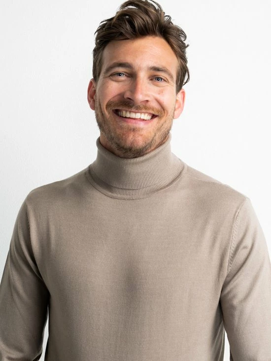 Nieuw 😉 Petrol Industries - Heren Fijngebreide Coltrui - Bruin - Maat M ⭐ 7 Nieuw 😉 Petrol Industries - Heren Fijngebreide Coltrui - Bruin - Maat M ⭐ - Afbeelding 5