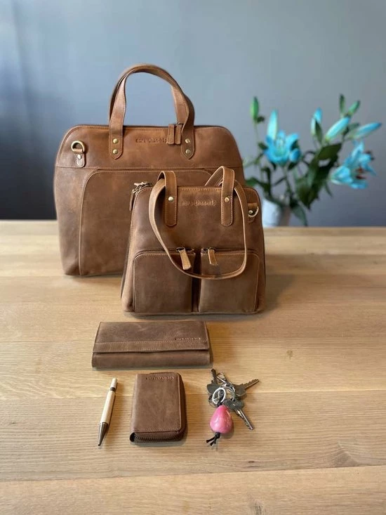 Top 10 ๐ MoreThanHip Laptoptas Dames 15,6 Inch - Vintage Ecoleer - Bruin ๐งจ 20 Top 10 ๐ MoreThanHip Laptoptas Dames 15,6 Inch - Vintage Ecoleer - Bruin ๐งจ - Afbeelding 18