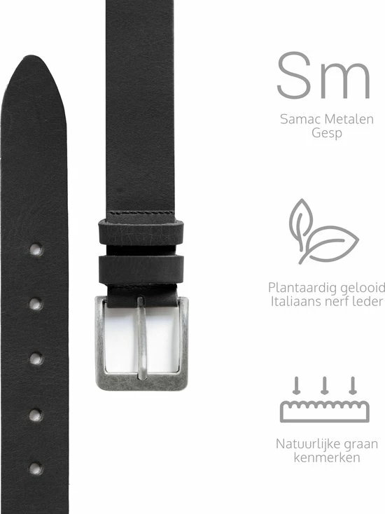 Kopen 🥰 JAP Fashion JAP Casual Riem - Echt Leder - 40 Mm - Duurzaam Materiaal - 110 Tot 120 Cm - Heren - Zwart ❤️ 4 Kopen 🥰 JAP Fashion JAP Casual Riem - Echt Leder - 40 Mm - Duurzaam Materiaal - 110 Tot 120 Cm - Heren - Zwart ❤️ - Afbeelding 2