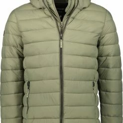 Goedkoopste ๐ Superdry - Fuji Pufferjas Kaki - Maat L - Slim-fit ๐