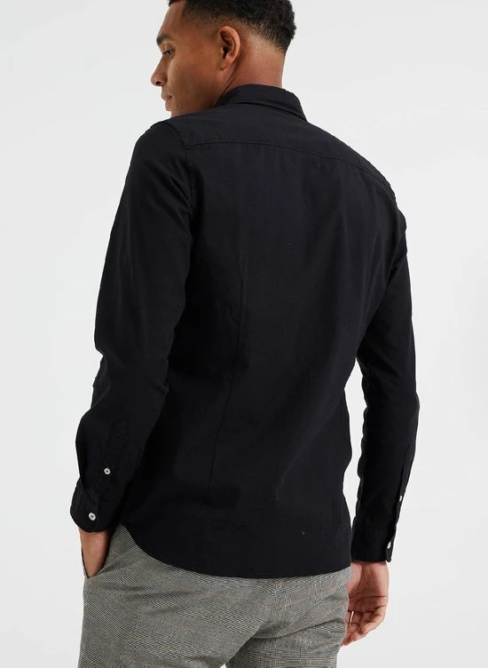 Korting ๐ WE Fashion Heren Slim Fit Stretch Oxford Overhemd โญ 5 Korting ๐ WE Fashion Heren Slim Fit Stretch Oxford Overhemd โญ - Afbeelding 3