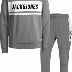 Top 10 ✔️ Jack & Jones Toms Trainingspak - Maat M - Mannen - Grijs - Wit - Zwart ✨