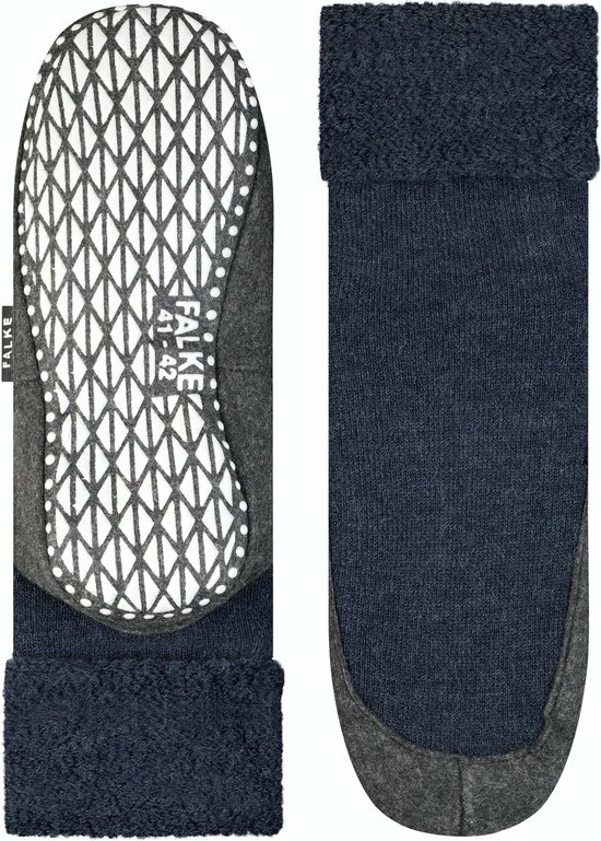 Goedkoop ❤️ FALKE Cosyshoe Slofsokken Comfortabel Warm Winter Antislip Ondoorzichtig Zacht Mid-rise Met Vilten Zool Zonder Motief Met Noppen Merinowol Blauw Heren Sokken - Maat 37-38 🌟 8 Goedkoop ❤️ FALKE Cosyshoe Slofsokken Comfortabel Warm Winter Antislip Ondoorzichtig Zacht Mid-rise Met Vilten Zool Zonder Motief Met Noppen Merinowol Blauw Heren Sokken - Maat 37-38 🌟 - Afbeelding 6