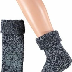 Gloednieuw ๐ฅ Apollo - Huissokken - 45% Wol - Anti Slip - Unisex - Donkerblauw - Maat 35-38 โจ
