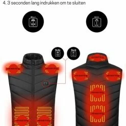 Nieuw ⭐ Merkloos Bolture Verwarmde Bodywarmer - Verwarmde Jas - Verwarmd Vest - Elektrische Bodywarmer - Dames En Heren - S 🔔 -Nike shop 550x780