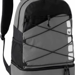 Aanbiedingen 🔔 Erima Club 5 Multifunctionele Rugzak Met Bodemvak - Graniet / Zwart | Maat: UNI 🎁