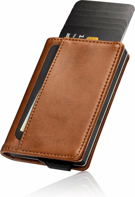 Coupon 🎉 Saetti Portemonnee Met Rits Luxe Pasjeshouder Kaarthouder - Bruin - Echt Leer 🤩 10 Coupon 🎉 Saetti Portemonnee Met Rits Luxe Pasjeshouder Kaarthouder - Bruin - Echt Leer 🤩 - Afbeelding 9