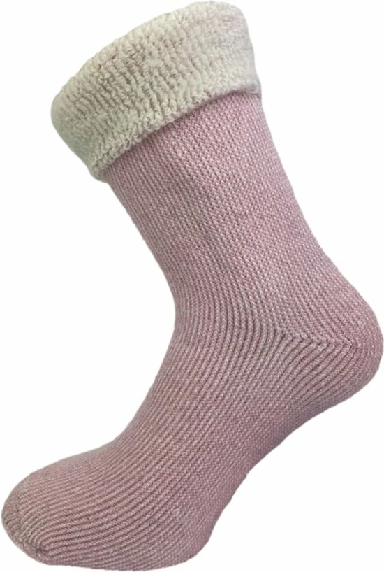 Hete verkoop π SQOTTON Merinowollen Huissok - Roze - Maat 39-42 π 3 Hete verkoop π SQOTTON Merinowollen Huissok - Roze - Maat 39-42 π