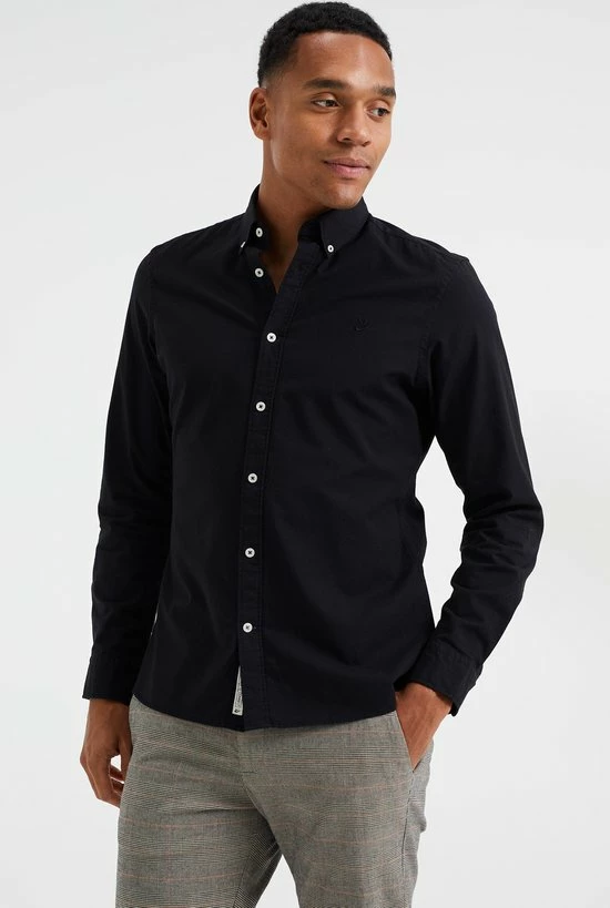 Korting ๐ WE Fashion Heren Slim Fit Stretch Oxford Overhemd โญ 10 Korting ๐ WE Fashion Heren Slim Fit Stretch Oxford Overhemd โญ - Afbeelding 8