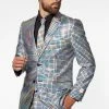 Goedkoop ⭐ OppoSuits Discoballer - Mannen Kostuum - Feest - Maat: EU 50 ⭐