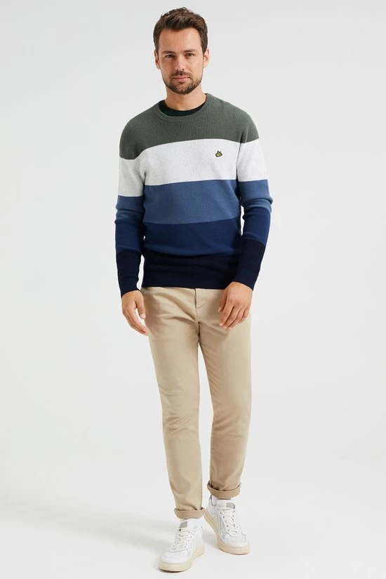 Aanbiedingen ✨ WE Fashion Heren Trui Met Colourblock En Structuur 🎉 5 Aanbiedingen ✨ WE Fashion Heren Trui Met Colourblock En Structuur 🎉 - Afbeelding 3